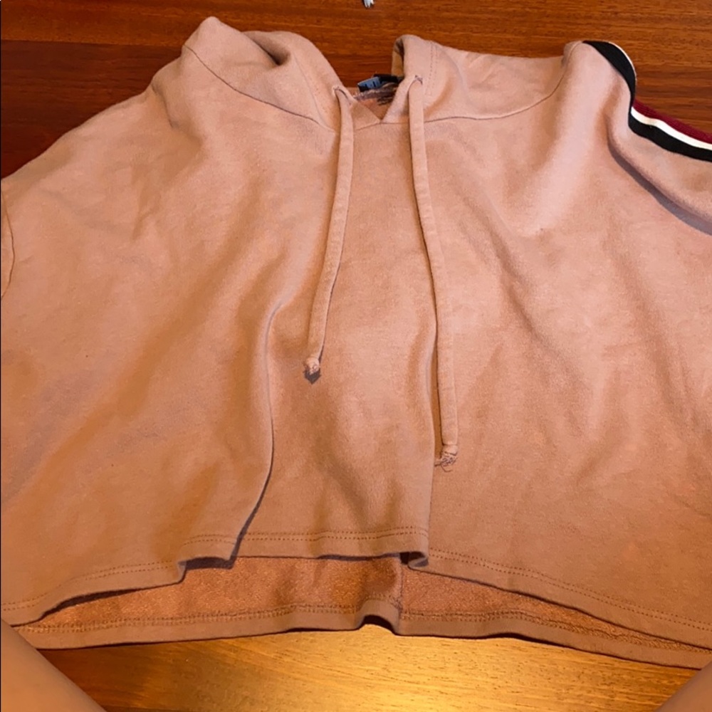 Pink cropped sweatshirt